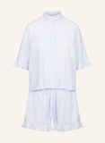 Yellamaris, pyjama, 4014, mini vichy blauw