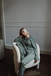 Alice & Maman, Grace, pyjama, sage green