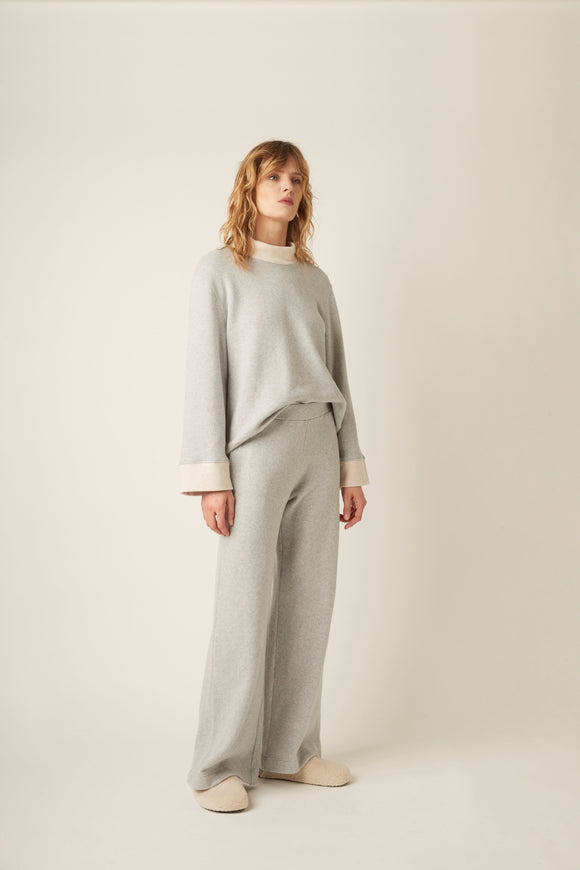 Pluto, Germien, loungewear, grey chine