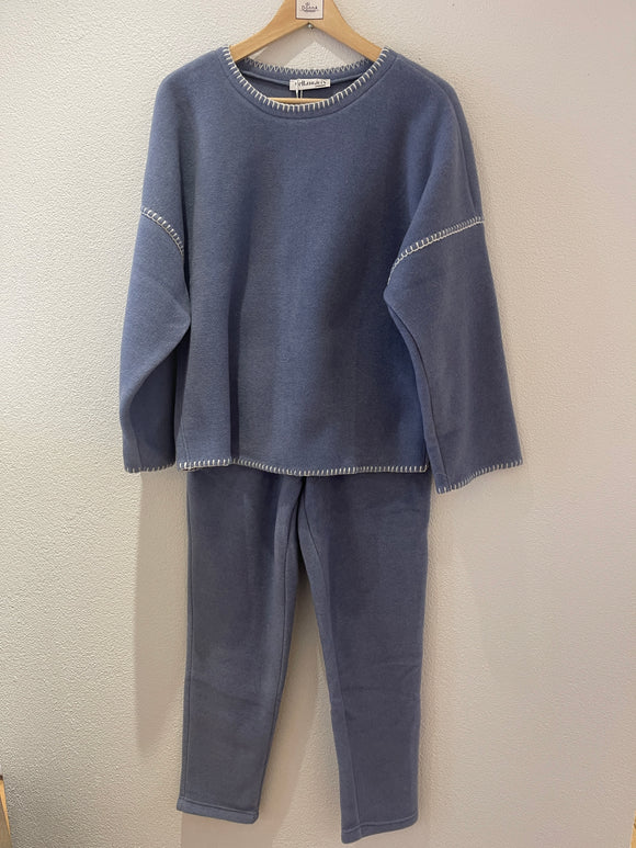 Yellamaris, pyjama/loungewear, fleece, jeans blue